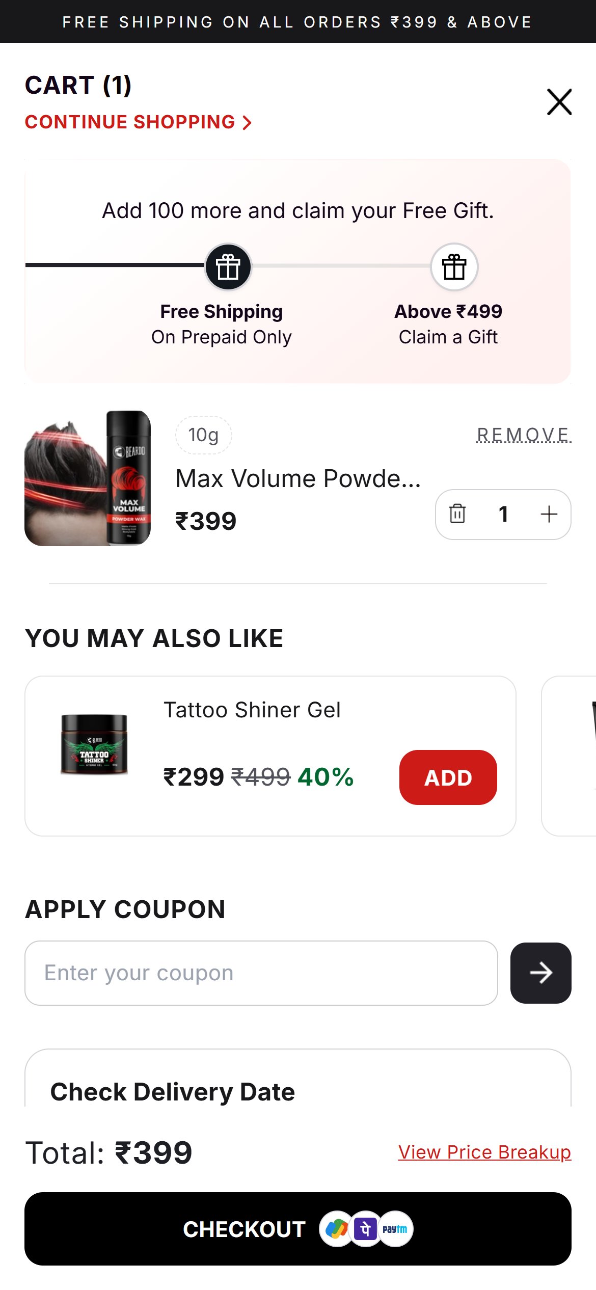 Beardo — Mobile